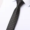 Noeuds papillon mode Slim 5 cm pour hommes noir Plaid décontracté maigre cravate formel Salon affaires travail accessoires hommes boîte-cadeau