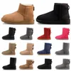 Aus Femmes Bottes Designer Bottillons Classique Botte De Neige Châtaigne Bas Arc Noir Gris Rose Bleu Marine Cheville Court Chaussons D'hiver # kdlf o4ca #