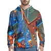 Heren hoodies nopersonaliteit winter vrije tijd verdikte mannelijke jas print elektronische component ritssluiting jas buitenjongen warme capuchon sweater