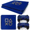 Decorazioni per console per PS4 Slim e 2 controller Skin Sticker Geometry Design Cover rimovibile PVC Vinyl 221104