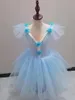 Stage Wear 2022 Abito da balletto per bambini Gonna da principessa per ragazze Filato Tutù soffice del Lago dei cigni