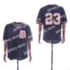 College Baseball Wears Detroit Kirk Gibson Alan Trammell Jersey Mitchell Ness Navy 1984 Authentic Cooperstown Collection Mesh Batting Practice Jerseys