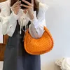 Abottegas Tote Bag Vneta Jodie Mini Teen Intrecciato Designer Diy Hand Knitted Underarm Bag One Shoulder Makeup Bag for Women