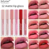 Matte Liquid Lipstick Long Lasting Lip Gloss Foundation Makeup Red Lipgloss Non-Stick Cup 2.5ml Julystar9701