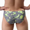 Onderbroek mannen ondergoed briefs huiskleding lage taille veter verstelbare print ademend snel droog voor zwemmen strandkleding