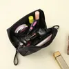 Mode Simple sac de maquillage sac de rouge à lèvres étanche Portable sacs à cosmétiques coloré voyage main maquillage pochette pour les femmes