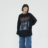 Heren truien ontwerper gedrukte geest vreselijke herentrui oversized y2k grunge oversized winterkleding vrouwen gotisch streetwear 2022