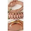 Högkvalitativa armbandsur med originalbox Casual Modern Mänklockor Dagsdatum President 118235 18K Gold Pink Diamond Dial 2154