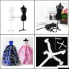 Mannequin 4pcs2 blackadd2 whitefemale mannequin per bambola/mostro/bjd vestiti fai da te regalo di compleanno di compleanno f1nky drop consegna 2022 Jewe otm2z