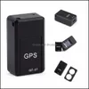 Acessórios para carros GPS GF07 Mini Cartão Mini Cartão GPS GPS Localizador de rastreamento em tempo real Dispositivo de veículo em tempo real entrega 2022 mobil dh76k