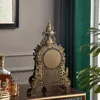 Tischuhren Europäische Luxus Retro Uhr Wohnzimmer Büro Vintage Schreibtisch Antike Dekoration Amerikanische Uhr