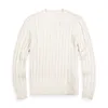 Polo classique à col rond pour homme, pull tricoté en coton, décontracté et chaud, nouvelle collection 2023