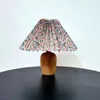 Table Lamps Retro Small Folding Lamp Bedroom Bedside Decoration Wooden Art Chinese Night Decorative