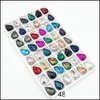 Andra blandade färger Teardrop Glass Crystal Drop Rhinestone Loose Beads 7x10mm 10x14mm 13x18mm 18x25mm Leverans 2022 Smycken DHG2J