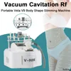 Autres équipements de beauté Corps de machine de forme V-nine amincissant la réduction de la cellulite brûlante de cavitation RF Équipement de massage à rouleaux sous vide Serrage de la peau Lifting du visage