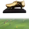 Voetbal Gouden Boot Trofee Standbeeld Kampioenen Top Voetbal Trofeeën Fans Gift Auto Decoratie Fans Souvenir Cup Verjaardag Crafts305g