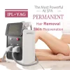 Multifunctionele schoonheidsapparatuur Picoseconde laser 3 in 1 niet-invasieve Q geschakeld ND YAG 532 1064 1320nm Pigment Tattoo Removal Hair Removal IPL RF-handgreep