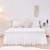 Yatak etek beyaz elastik bant sargısı ev el kapağı yüzey olmadan el kapağı