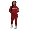 Women Designer Tracksuits Sweatshirt Outfits Pants Two Piece Set Casual Long Sleeve Pullover Hooded Shirts Sportwear Jogging Sport Suit K10608