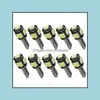 Żarówki samochodowe 100pcs biały klin T10 SMD Canbus 5smd 5 LED Car W5W 194 Motive Lamp Lampa Dostawa 2022 Mobile Motorcycles Li DHG3T