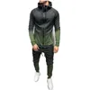 Men's Tracksuits Autumn Winter 3D Hoodie Digital Print Sports Fitness Running Training Men's Suit Men