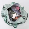 New Lu 6 색 체육관 더플 백 주최자 패션 캐리 on hand luggage for Woman 방수 스포츠 피트니스 가방 크로스 바디 어깨 팩 lu-324