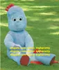 Costume mascotte piccante Blu Iggle Piggle nel personaggio dei cartoni animati del giardino notturno con bocca curva e gambe lunghe grasse No.8472 FS