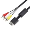 6FT 1.8m Composite Audio Video Cable AV Cord RCA TV Component Wire Line For Sony PlayStation PS2 PS3 Slim