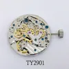 Bekijk reparatiekits 31,3 mm Beweging met 2 Register Mechanische chronograaf voor Seagull ST1901 TY2901