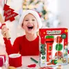 크리스마스 장난감 프로젝션 손전등 휴대용 귀여운 만화 패턴 빛나는 장난감 어린이를위한 초기 교육 장난감 크리스마스 선물