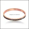 Bangle Bangle Hand Bracelets For Women Stainless Steel Jewelry Rose Gold Costume Accessories Cuffs Couple Personalized Hard Drop Deli Dhrdk