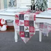 Рождественские украшения творческие украшения калико столовые столовые столовые декоративные скатерть в 2022 году подарок