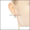 Hoop Huggie Heart أقراط الصندوق الأصلي لـ Pandora 925 Sterling Sier Small Ear Ring Women Menst