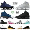 2023 13S New Blue Brave French Mens Basketball Shoes Jumpman 13 Obsidian Designer Womens Outdoor Sport Sneaker Low Chutney Single Day Playgroundon Jordab