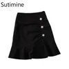 Saias de ver￣o shorts femininos alta cintura A-line Plaid plised mulheres meninas doces sereia mini kawaii faldas 221103
