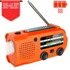 Hushållens diverse 5000mAh Emergency Crank Radio AM/FM NOAA Portable Battery Operated Radio Weather Scan Radios