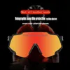 Motorcycle Sunglasses 5 Lens Cycling Glasses Bike Eyewear Running Fishing Sports Polarized Bicicleta Cilismo Lentes Sunglasses Men W Dhamy