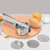 Fruit Vegetable Tools Potato Mashers Ricers Kitchen Cooking Stainless Steel Pressure Mud Puree Press Maker Garlic Presser 2211043372