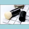 Make -upborstels beroemde gezichtsmake -upgereedschap les beiges intrekbare kabuki borstel met doospakket schoonheid blush oogschaduw cosmetica borstels dhco9