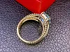 Cluster ringen hjy aquamarine ring fijne sieraden puur 18k goud natuurlijk 3.9ct blauwe edelstenen voor vrouwen verjaardag cadeautjes