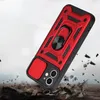 Slide Camera Lens Protect Phone Cases for iPhone 14 13 12 Pro Max Military push window shockproof phone cover