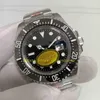 Gerçek PO Super 904L Çelik N Fabrika İzle Erkek 43mm 126600 Kırmızı Siyah Dial Seramik 50. Noobf ETA 2813 Hareket Otomatik Mekanesi271f