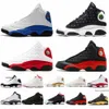 2023 13 13S MENS BASKABALL SHOES RAVSE BRED HYPERY RED FLINT Black Court Purple Obsidian Lucky Green Starfish Han fick spel Kvinnor Sneakersjordon Jordab