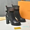 2022 botas mujer tacón plano decorativo invierno suela gruesa cuero cálido lana tacón alto nieve Viutonity 02-026