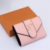 Portefeuille de styliste 6 couleurs, porte-monnaie pour femmes et hommes, Mini avec boîte, porte-cartes, pochette de luxe, Bag306K