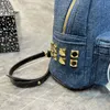 Kadınlar sırt çantası mini denim çanta bayanlar küçük vintage paket tasarımcılar kadın tuval sırt çantası çanta çantalar tasarımcılar çanta cüzdan çanta 1104