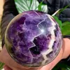 Figurine decorative Natural Dream Amethyst Ball Quartz Crystal Healing Sphere Reiki Decor 1PC