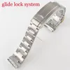 Watch Bands 20mm Oyster Jubilee Style Strap Watchband 904L Stainless Steel Bracelet Spare Parts Brushed Polished Glide Lock System244K