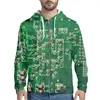 Heren hoodies nopersonaliteit winter vrije tijd verdikte mannelijke jas print elektronische component ritssluiting jas buitenjongen warme capuchon sweater