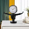 Zegary stołowe Nowoczesne europejskie zegar w salonie dekoracyjny biurko biurka oryginalność wskaźnik elektroniczny